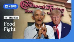 "Like Saddam Hussein opened a Cheesecake Factory" - Obama, Trump spar over White House | ABC News
