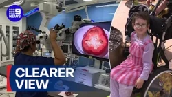 Million-dollar microscope giving surgeons an unprecedented view inside the brain | 9 News Australia