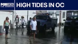 Coastal flooding in Newport Beach