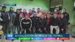 Soccer Rules Update Workshop Held in San Vicente