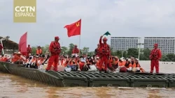 Rescue efforts continue in Guangxi with the deployment of emergency floating bridges