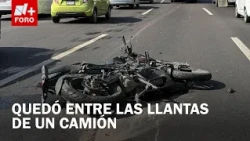 Motorcyclist killed after being struck by cargo truck on the Mexico-Querétaro Highway