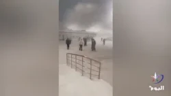 Dozens of people trapped in Tell Abyad municipality/Gre Spi after their cars were set on fire