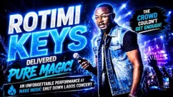 @rotimikeysofficial  Left the Crowd Speechless! | Make Music Lagos Shut Down Concert