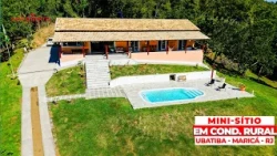 🌿 1.9-ACRE MINI-ESTATE IN RURAL GATED COMMUNITY | MARICÁ, RJ, FULLY FURNISHED, 3 BEDROOMS, 1 SUIT...