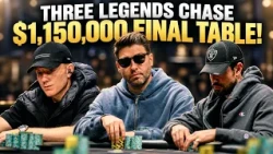 Jason Koon, Jeremy Ausmus & Nick Schulman Chase Super High Roller Bowl PLO Final Table!