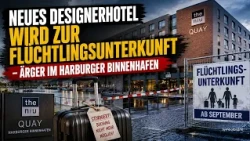Neues Designerhotel wird zur Flüchtlingsunterkunft – Ärger im Harburger Binnenhafen