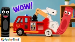 Toddler Learning Video | Color Crew Magic Full Episode | Learn Colors with Funny Crayons | BabyFirst