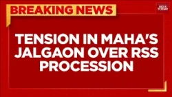 Tension in Jalgaon Over RSS March: Stone Pelting Reported, Police Resort to Lathi Charge