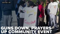 Guns down, Prayers up community event