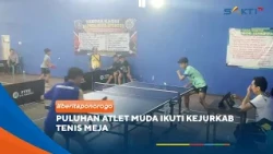 PONOROGO - Dozens of Young Athletes Participate in Table Tennis Championship