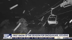 WA weather: First snow of the season for Snoqualmie, Stevens