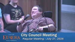 Eureka City Council Meeting of 2026-07-21