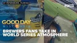 Brewers fans sample World Series menu upgrades and pet live stingrays