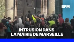 Intrusion dans la mairie de Marseille: Benoît Payan assure qu'il s'agissait "de black blocs"