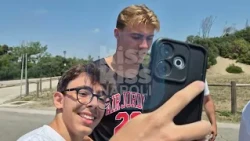 SSC NAPOLI Meetup, hear what the fans are saying to ANGUISSA, HOJLUND, and SPINAZZOLA 🗣️💙