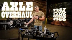 Making Our Land Cruiser Axles Indestructible! (Diff Rebuild & Gears)
