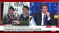 🔴 LA BANDERA DE MALVINAS ESTÁ EN LA RURAL
