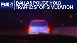 Dallas police hold traffic stop simulation for students with learning disabilities