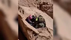 Carabineros rescues woman lost in the San Pedro de Atacama mountain range