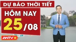 Latest Weather Forecast for August 25: Typhoon No. 4 Moves Slowly, Heavy Rain in Northern Vietnam...