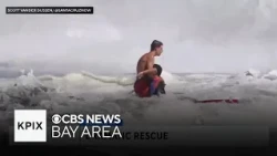 Lifeguard in Santa Cruz makes incredible rescue of little boy caught on camera