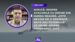 Miruță, despre atacurile cu drone din Marea Neagră: „Este nevoie de o prezență NATO mai puternică”