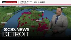 Air quality alert Friday and Saturday, storms on Saturday