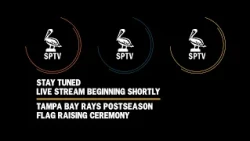 Tampa Bay Rays Postseason Flag Raising Ceremony | St. Pete, FL