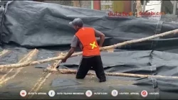 Sinkhole Repair in Sungai Lulut, Crews Install Geotextile | Latest News
