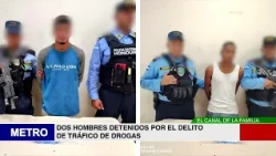 TWO MEN ARRESTED FOR DRUG TRAFFICKING