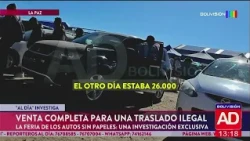 How does the black market for illegal vehicles operate?