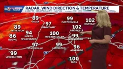 Hot in NC, Sept. 1 update | Heat risk grows this week, rain chances by the holiday weekend