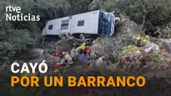 Bus crash leaves at least 83 injured in Fogars de Montclús | RTVE News