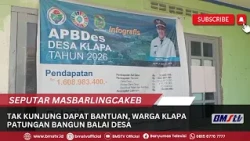 TAK KUNJUNG DAPAT BANTUAN, WARGA KLAPA PATUNGAN BANGUN BALAI DESA