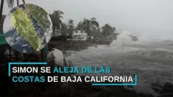 TROPICAL STORM SIMON MOVES AWAY FROM THE BAJA CALIFORNIA COAST | CHANNEL 33