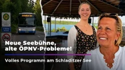 Schladitzer See bekommt neue Seebühne – ÖPNV bleibt das Problem I Sachsen Fernsehen