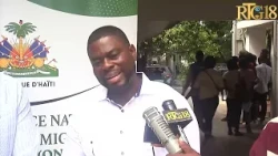 ONM remèt yon chèk 100,000 goud bay anviwon 571 moun nan kan biwo depatmantal lwès MAST, Delmas 33.