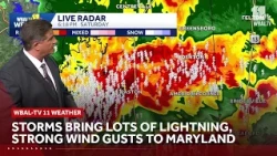 Tony tracks storms clearing Maryland Saturday night