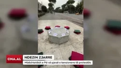 NDEZIN ZJARRE/ Mbështetësit e PD-së pjesë e tensioneve ë protestë