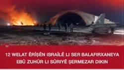 12 countries condemn Israeli attacks on Abu al-Duhur airport in Syria