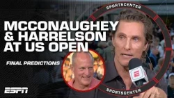 ‘I think [Ben] Shelton is gonna take the whole thing’ 🗣️ Matthew McConaughey | SportsCenter