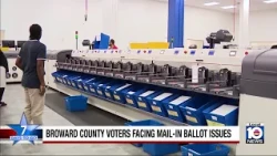 Broward officials say post office to blame over issues with mail-in ballots