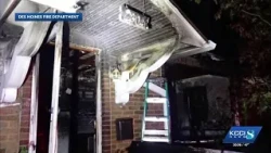 1 person seriously injured, 2 firefighters hurt in Des Moines house fire