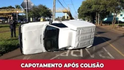VEHICLE COLLISION LEADS TO ROLLOVER IN ARAPONGAS