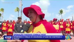 City in Action - Firefighters and Security Forces operate in cemeteries and beaches during the Al...