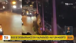 Bus plunges off ravine in Valparaíso with 45 people