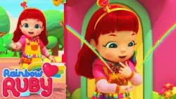 Magic Reveal Bracelet Challenge! | Rainbow Ruby - WildBrain | Full Episodes for Kids