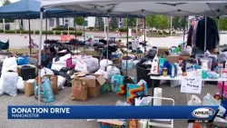 Neighbors hold donation drive for residents displaced by Manchester fire