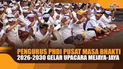 PHDI CENTRAL BOARD OF DIRECTORS FOR THE 2026-2030 SERVICE PERIOD HOLDS A MEJAYA-JAYA CEREMONY